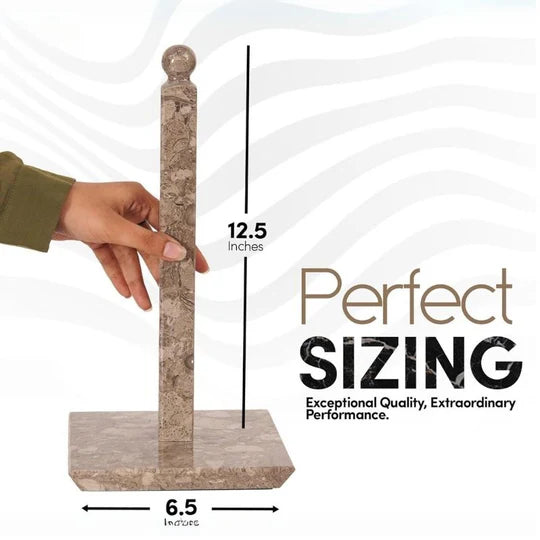 Marble Square Paper Towel Holder - Grey