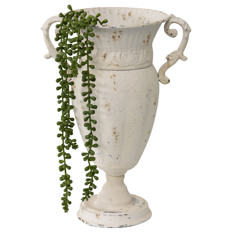 Martinique Aged Fluted Slim Urn - 24x18x36cms