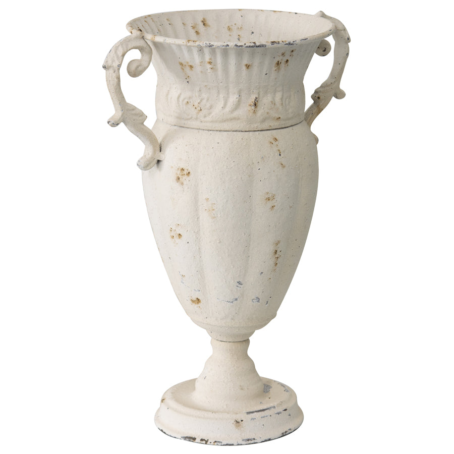 Martinique Aged Fluted Slim Urn - 24x18x36cms