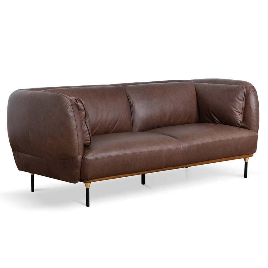 Masterpiece Elegance 3-Seater Leather Sofa