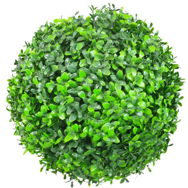 Medium UV Resistant Green Leaf Buxus Topiary Ball 28cms