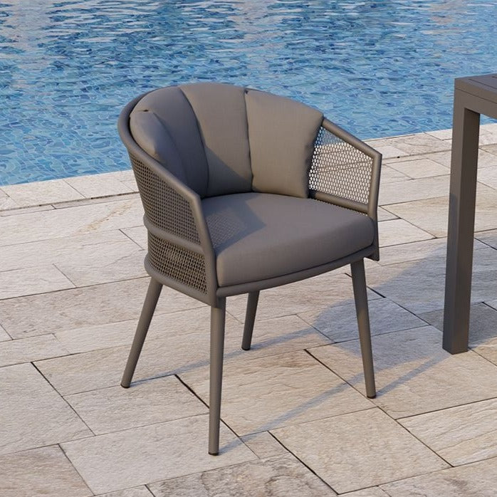 Mesh Harmony Dining Chair With Cushion (Available in 2 colors)