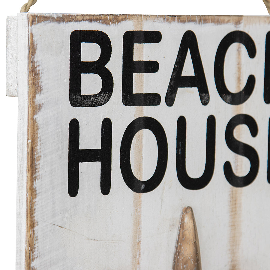 Wooden 3D Sign Wall Art - Beach House