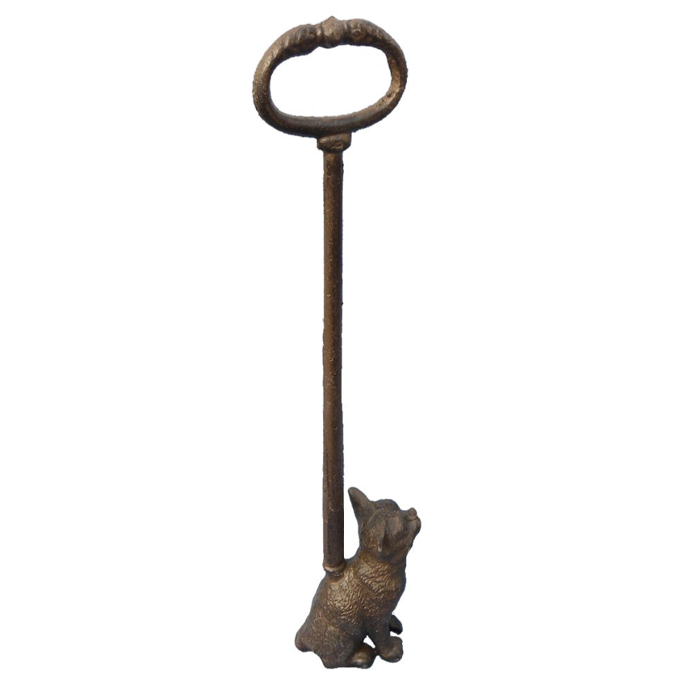 Metal Antirustic Doorstop Cat with Handle