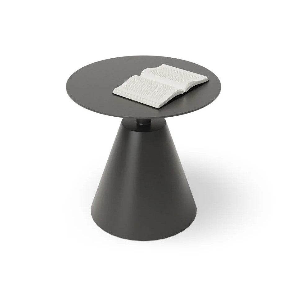 Metal Bliss Centerpiece Coffee Table - Charcoal