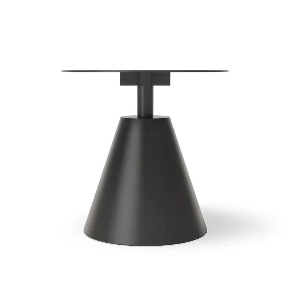 Metal Bliss Centerpiece Coffee Table - Charcoal