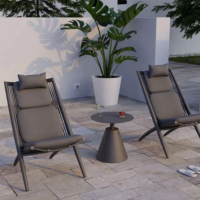 Metal Fusion Relaxation Chair With Cushion (Available in 2 colors)