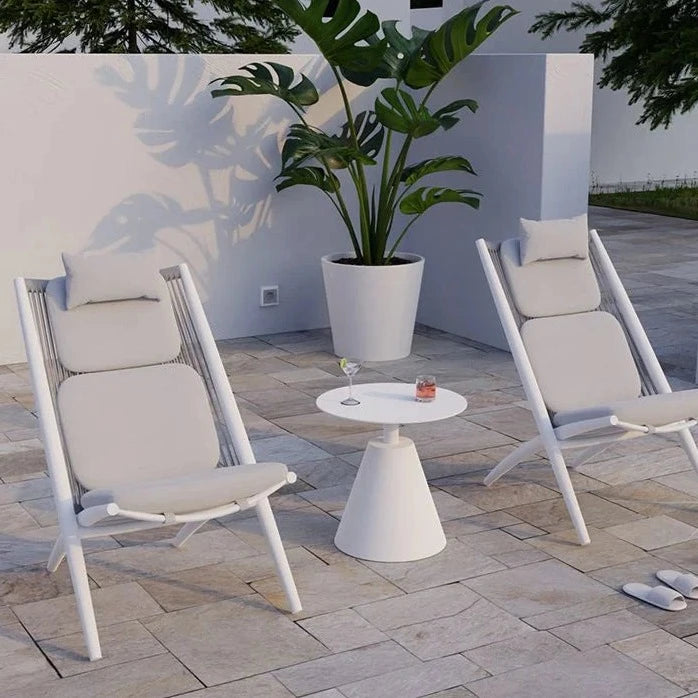 Metal Fusion Relaxation Chair With Cushion (Available in 2 colors)