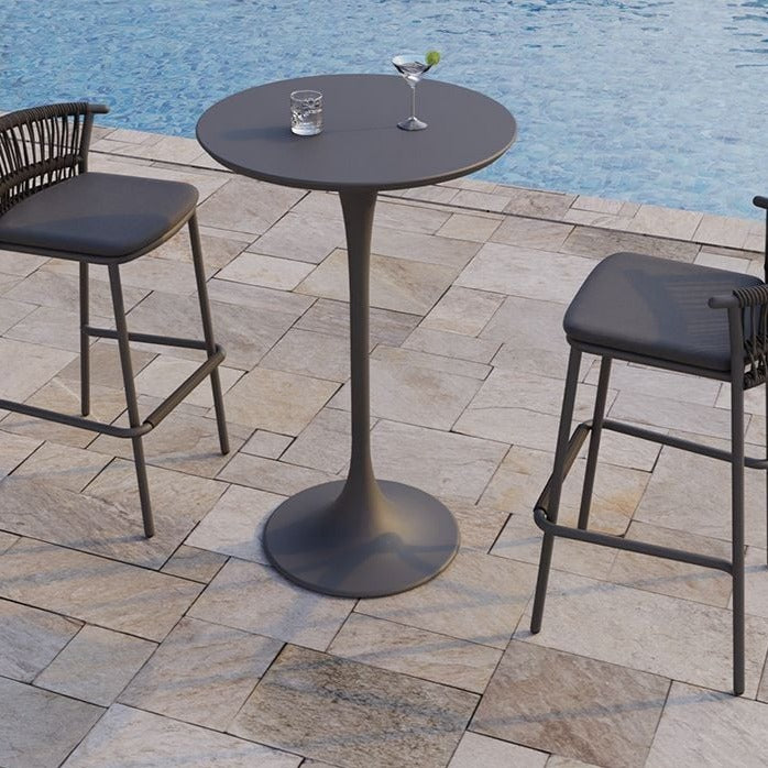 Metal Retreat Outdoor High Table (Available in 2 Colors)