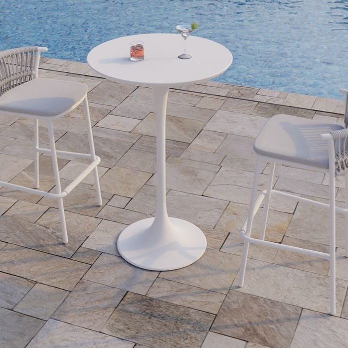 Metal Retreat Outdoor High Table (Available in 2 Colors)