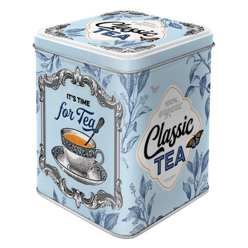 Metal Tin Storage Box - Classic Tea