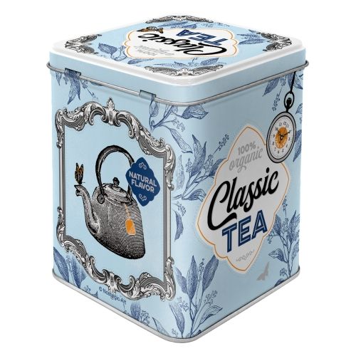 Metal Tin Storage Box - Classic Tea