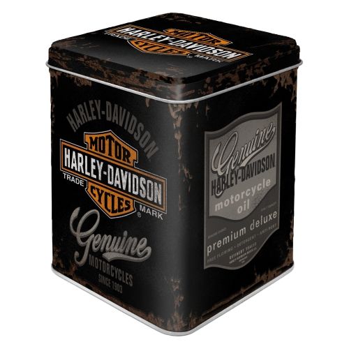 Metal Tin Storage Box - Harley-Davidson Genuine
