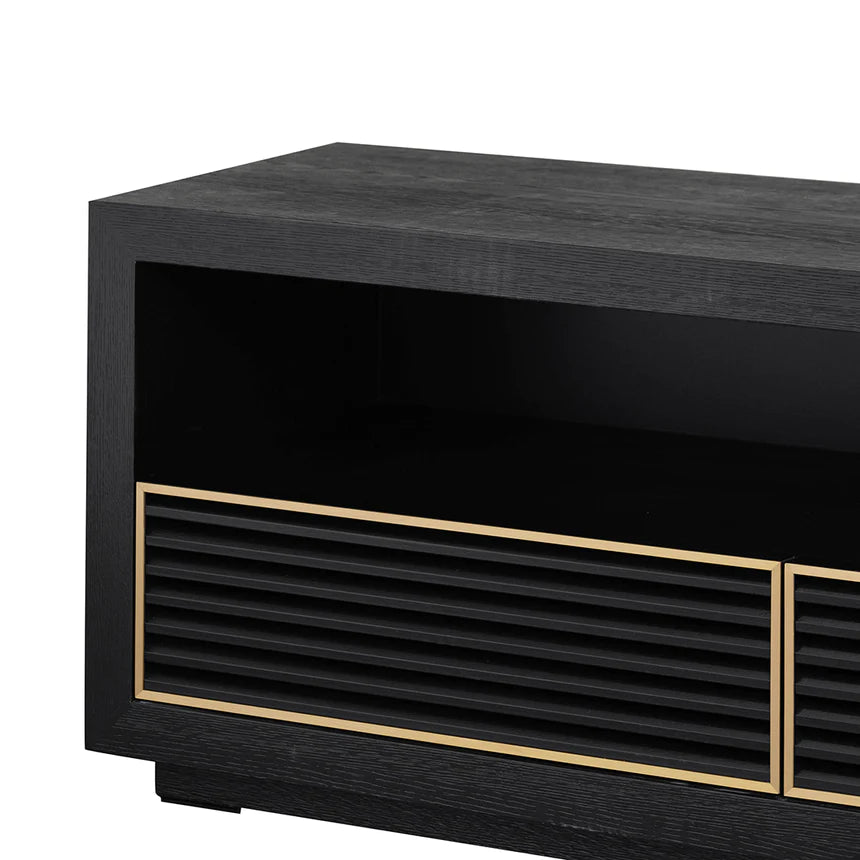 Metro Media Console TV Unit 200cms - Black