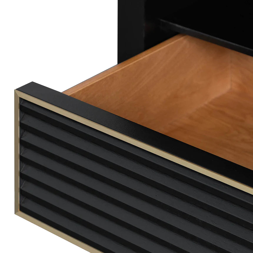 Metro Media Console TV Unit 200cms - Black