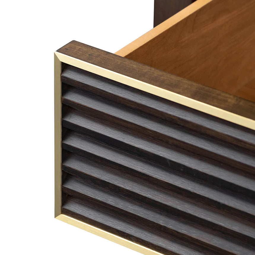 Metro Media Console TV Unit 200cms - Walnut