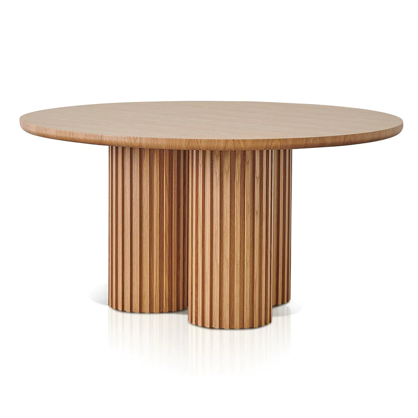 Mid-Century Modern Dining Table 150cms - Natural