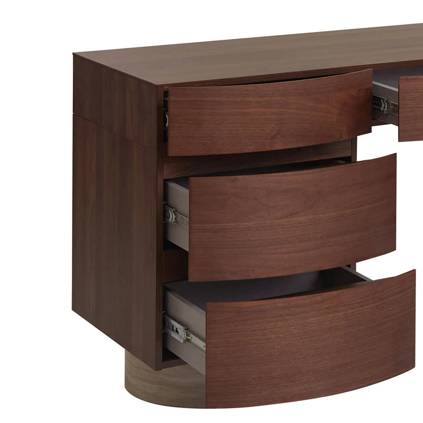 Mid-Century Walnut Dressing Table - 172.5cms