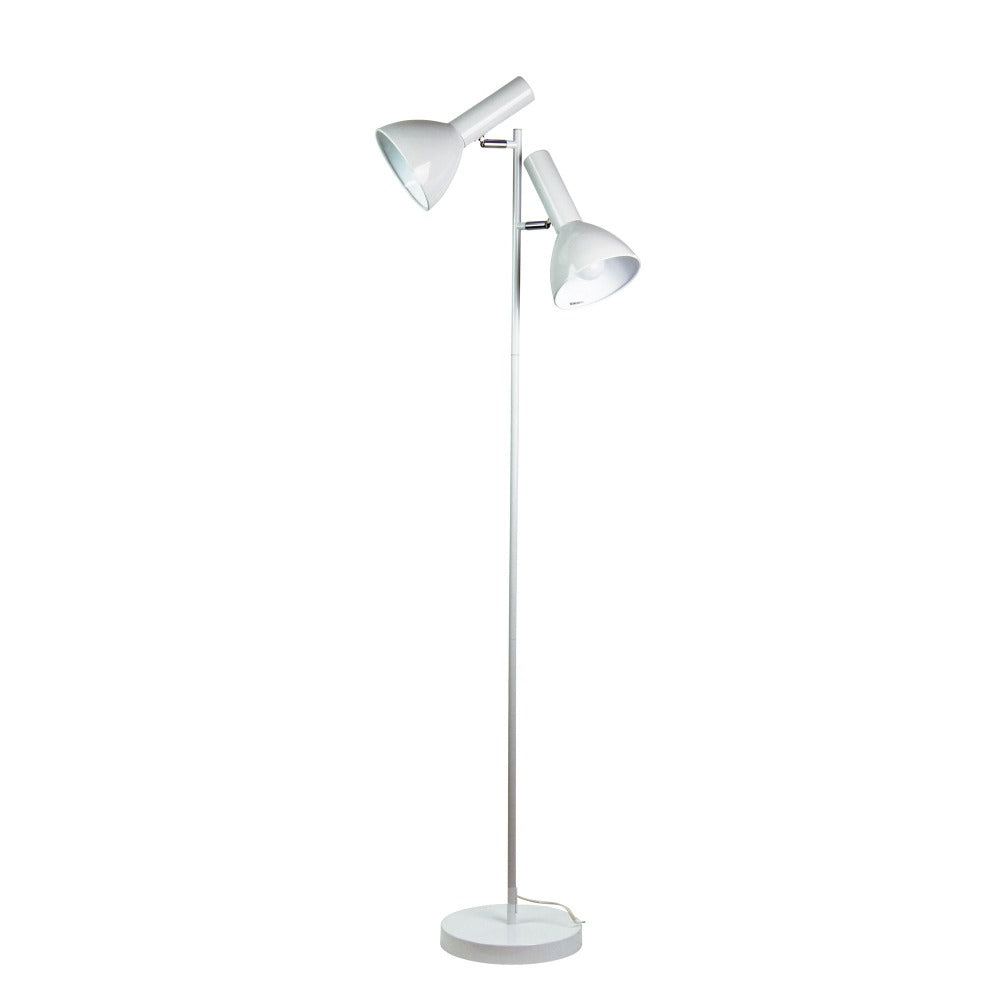 Mid-Century Twin Floor Lamp (Available in 4 Colors)