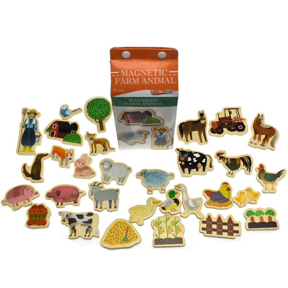 Magnetic Farm Animal In Milk Carton