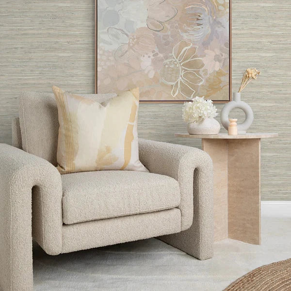 Mindful Motifs Linen Cushion with Feather Insert - 50X50cms