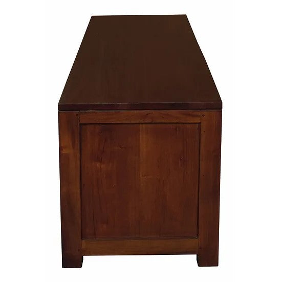 Minimalist 2 Middle Drawer Entertainment Unit - Brown