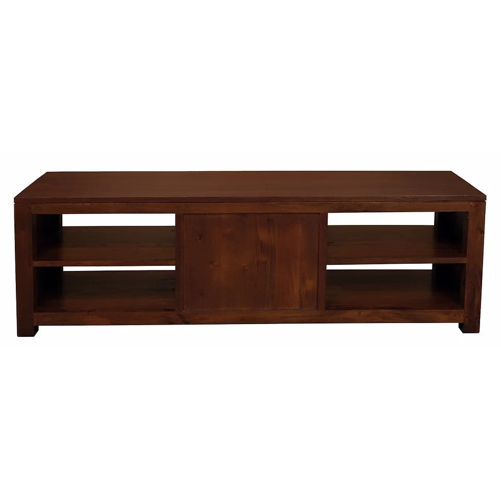 Minimalist 2 Middle Drawer Entertainment Unit - Brown