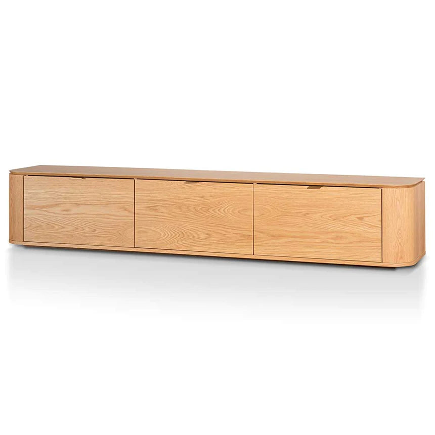 Minimalist Media Oasis TV Unit 240cms - Natural