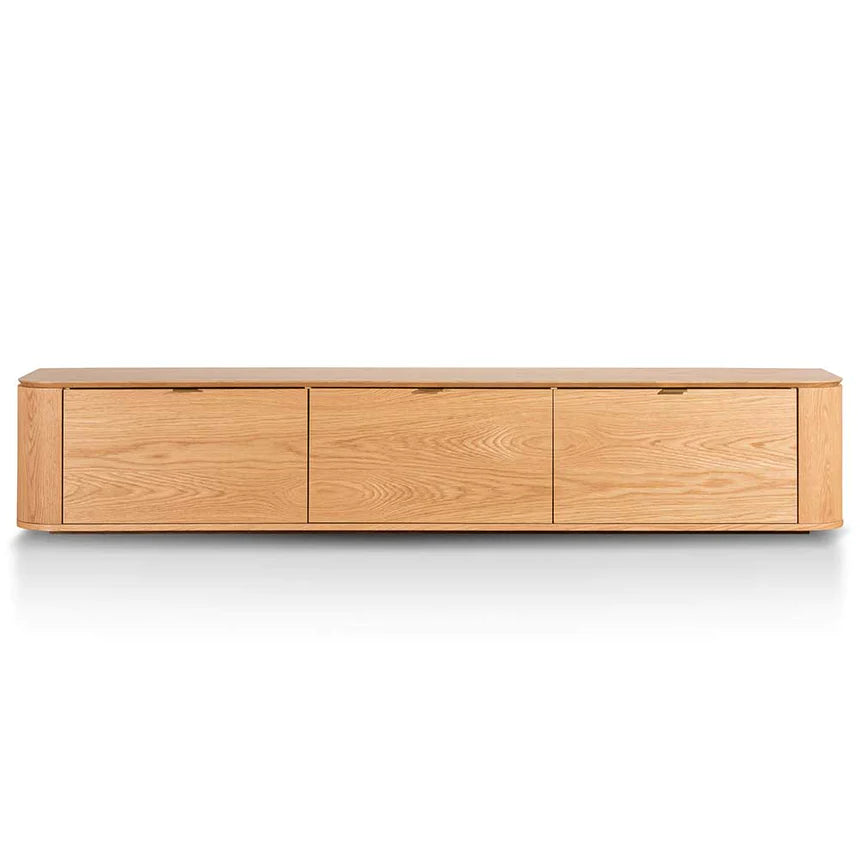 Minimalist Media Oasis TV Unit 240cms - Natural