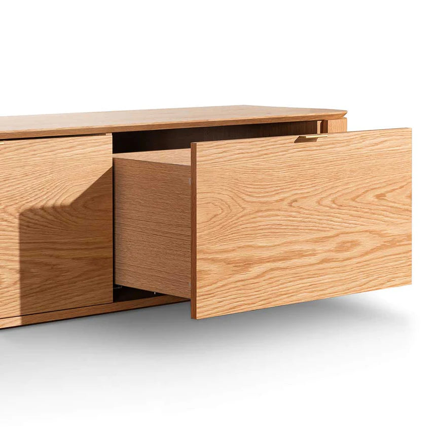 Minimalist Media Oasis TV Unit 240cms - Natural