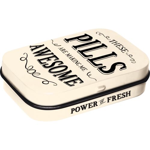 Mint Box Awesome Pills - Nostalgic-Art - 4x6x2cm