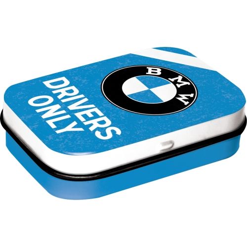 Mint Box BMW - Drivers Only Blue - Nostalgic-Art - 4x6x2cm