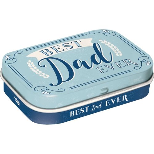 Mint Box Best Dad Ever - Nostalgic-Art - 4x6x2cm