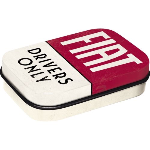 Mint Box Fiat Drivers Only - Nostalgic-Art - 4x6x2cm