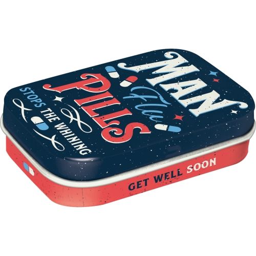 Mint Box Ford Man Flu Pills - Nostalgic-Art - 4x6x2cm