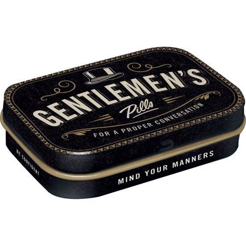 Mint Box Gentlemen's Pills - Nostalgic-Art - 4x6x2cm