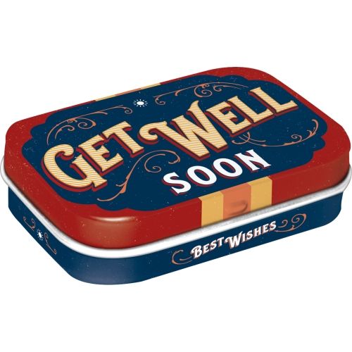 Mint Box Get Well Soon - Nostalgic-Art - 4x6x2cm
