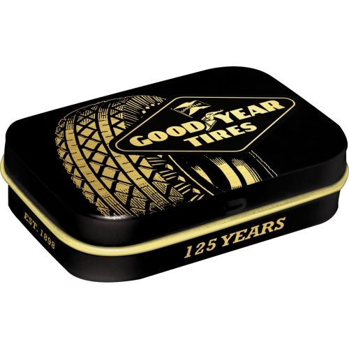 Mint Box Goodyear 125 Years Tire - Nostalgic-Art - 4x6x2cm
