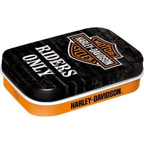 Mint Box Harley - Davidson Riders Only - Nostalgic-Art - 4x6x2cm