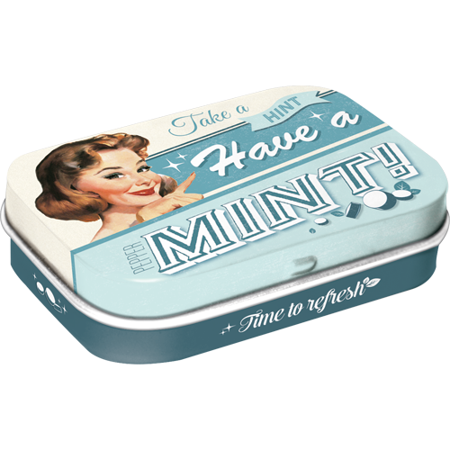 Mint Box Have a Mint - Nostalgic-Art - 4x6x2cm