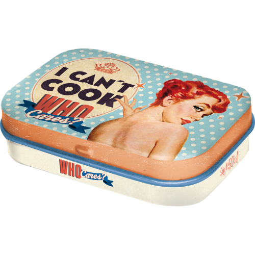 Mint Box I Can't Cook - Nostalgic - Art - 4x6x2cm