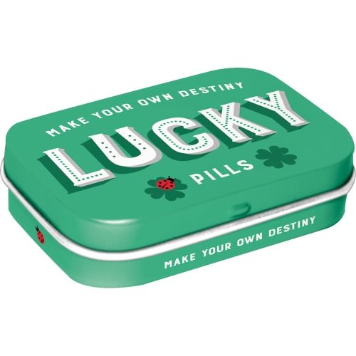 Mint Box Lucky Pills - Nostalgic-Art - 4x6x2cm
