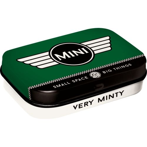 Mint Box Mini - Logo Green - Nostalgic-Art - 4x6x2cm
