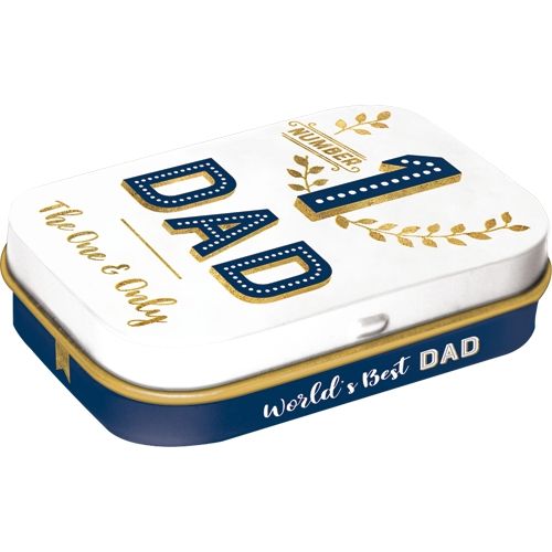 Mint Box Number 1 Dad - Nostalgic-Art - 4x6x2cm