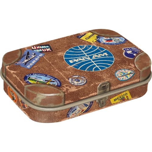 Mint Box Pan Am Travel Stickers - Nostalgic-Art - 4x6x2cm