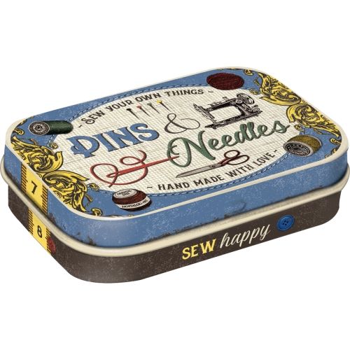 Mint Box Pins and Needles - Nostalgic-Art - 4x6x2cm