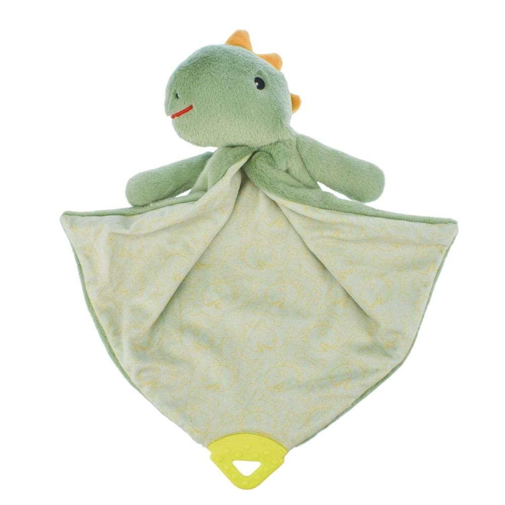 Minty Dino Warmth and Cuddles Baby Comforter