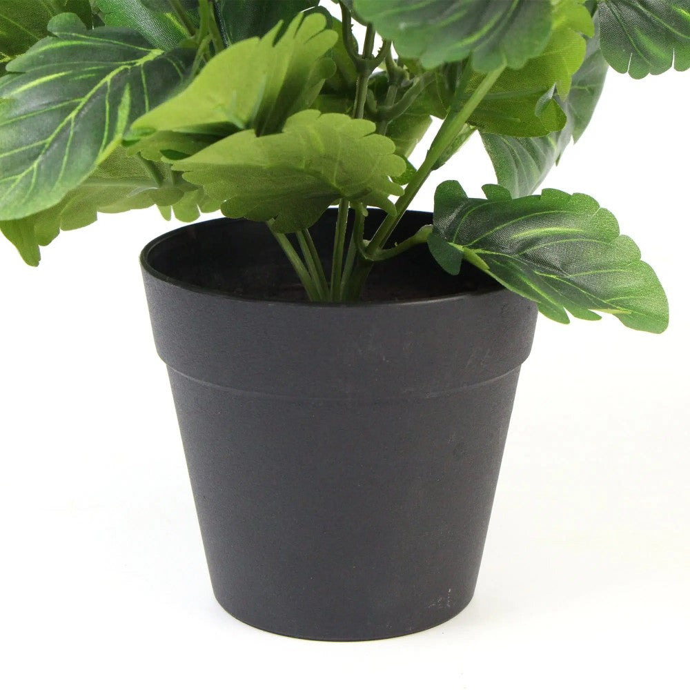 Mixed White Flowering Artificial Pansy Plants 25cms