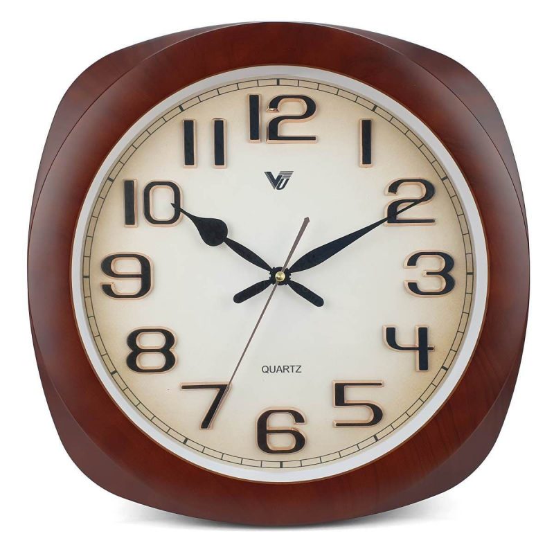 Modern 3D Number Square Clock (Available in 2 colors)