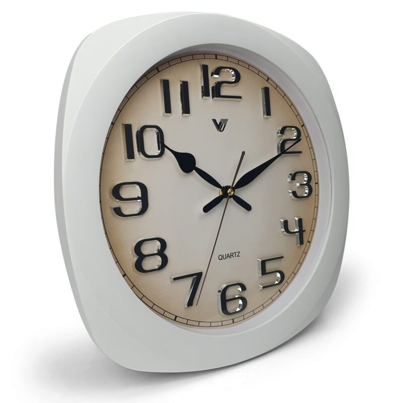 Modern 3D Number Square Clock (Available in 2 colors)